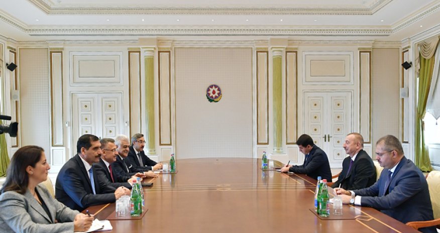 Prezident İlham Əliyev Türkiyənin Vitse-prezidentini qəbul edib
