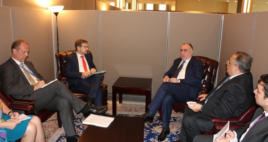 Azerbaijani FM meets with OSCE Secretary-General (PHOTO)