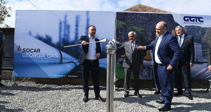 SOCAR Gürcüstanda  azərbaycanlılar yaşayan kəndə qaz verdi