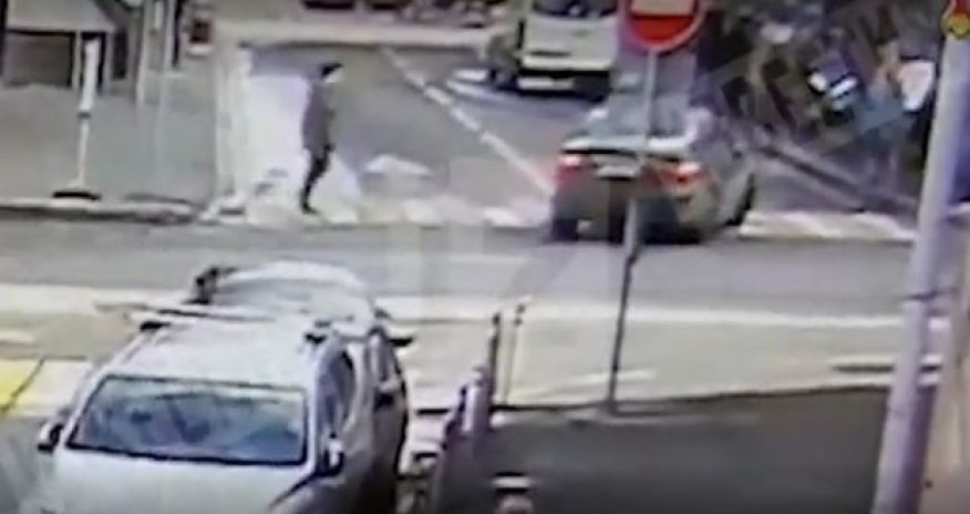 Moskvada polkovnikin öldürülmə anı - VİDEO