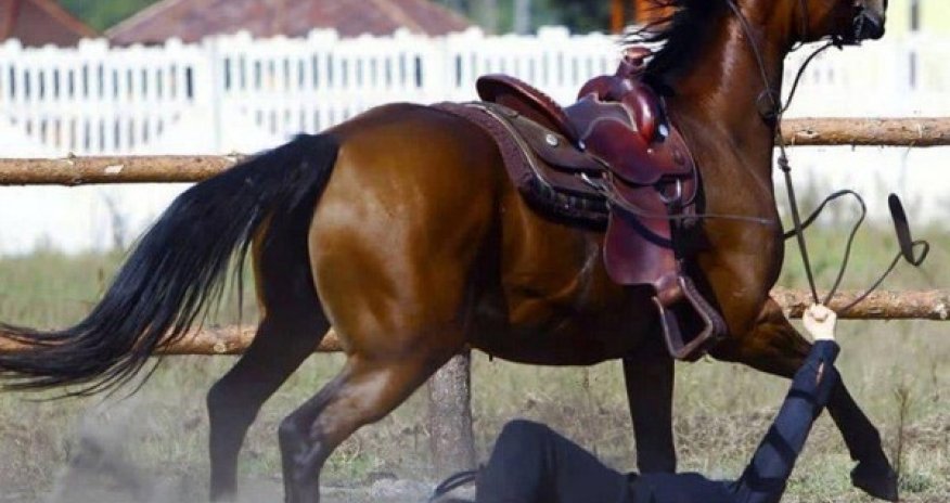 Azərbaycanda DƏHŞƏT: Qadını ata bağlayaraq sürüdülər