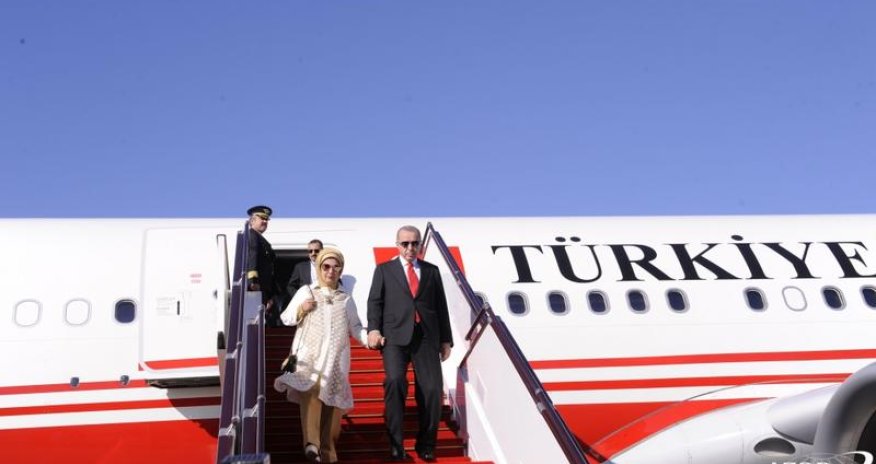 Ərdoğan Azərbaycana gəldi - FOTO