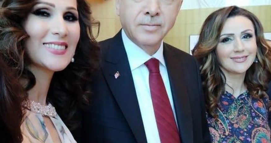 Xalq artistləri Ərdoğanla görüşdü - FOTOLAR