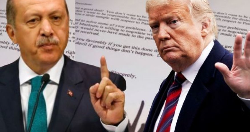 Ərdoğan Trampın məktubunu zibil qutusuna atdı - FOTO