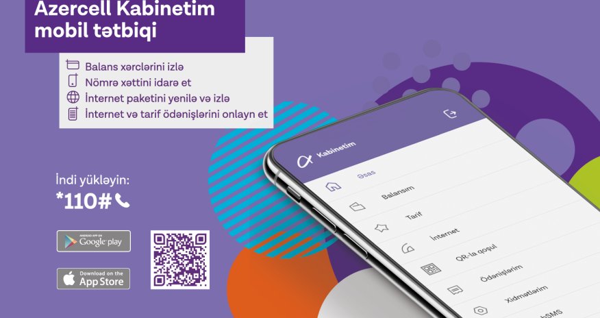 Azercell-in “Kabinetim” mobil tətbiqi yeniləndi!