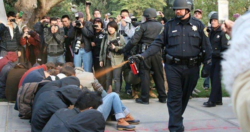 Avropa ölkələrində polis mitinqləri belə dağıdır- Fotosessiya