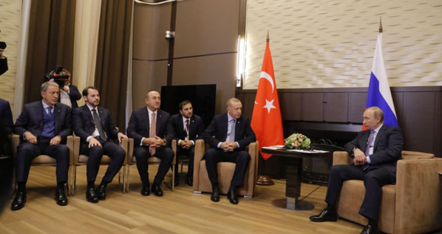 Ərdoğan və Putin Soçidə görüşdü - FOTO