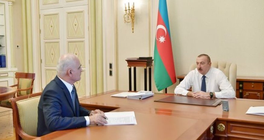 İlham Əliyev Şahin Mustafayevi qəbul etdi