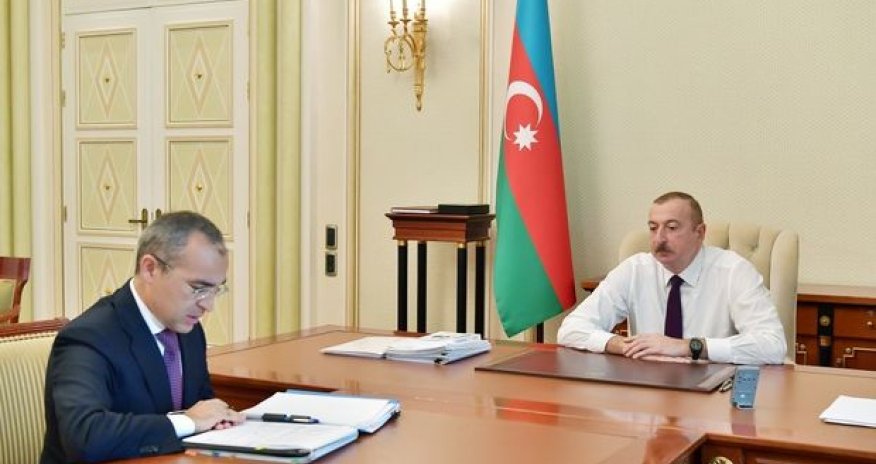 İlham Əliyev Mikayıl Cabbarovu qəbul etdi - FOTO