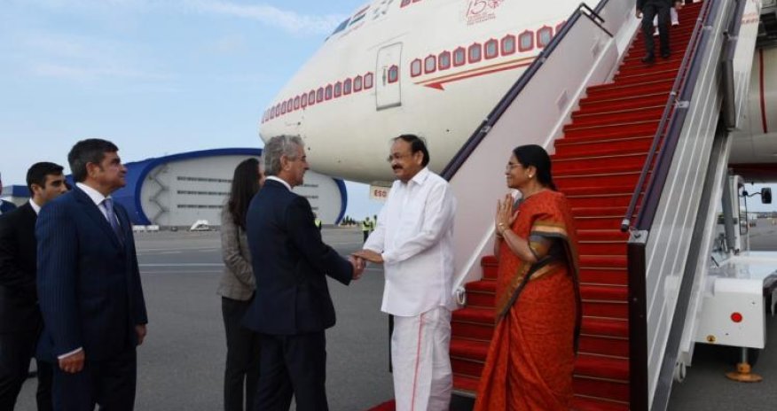 Hindistanın vitse-prezidenti Azərbaycana gəlib