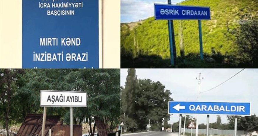 Azərbaycanda gülməli kənd adları - Rus Borisi, Mırtı, Bağırsaq... - SİYAHI