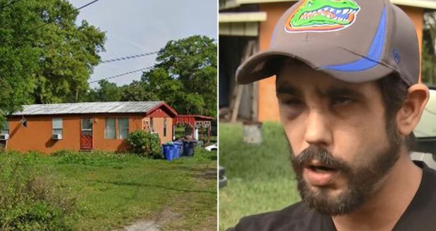 Hamilə qadın ərini silahlı şəxslərin əlindən xilas etdi - VİDEO