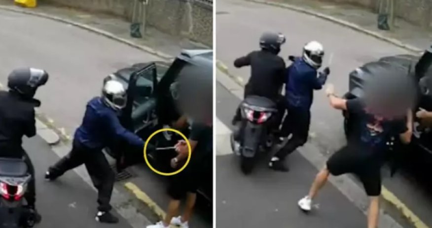 Polis Məsut Özilə edilən bıçaqlı hücumun yeni görüntülərini yaydı - VİDEO