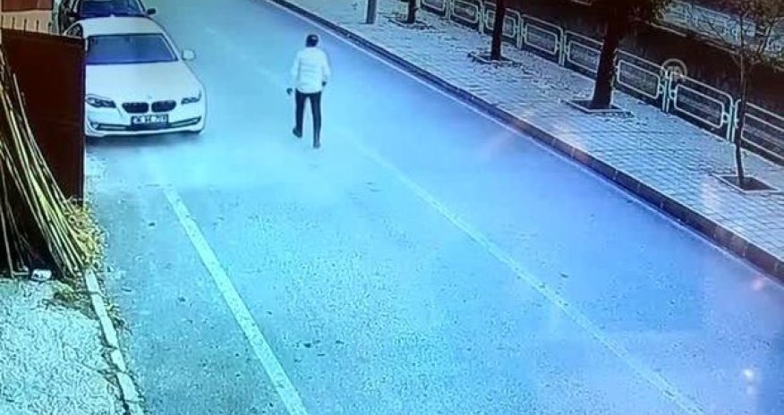 İnfarkt keçirən sürücünün qəza anı - VİDEO