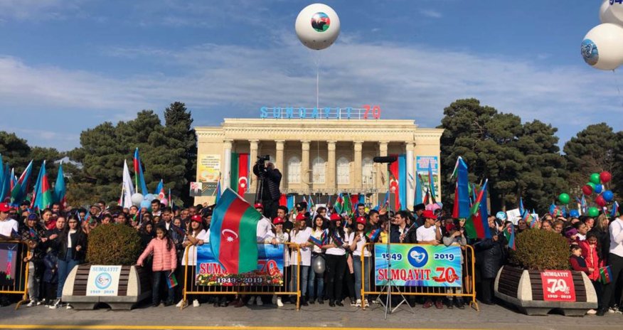 Отметили 70-летие города Сумгайыт