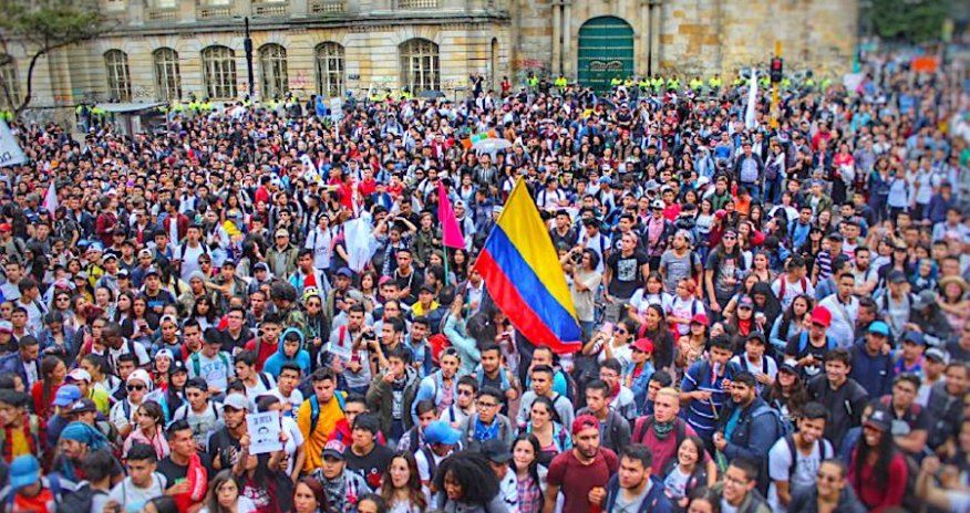 В Колумбии в ходе беспорядков задержано более 100 человек