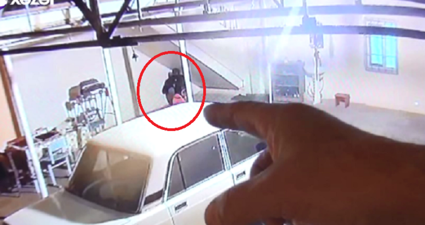 Azərbaycanda şok hadisə - evə girən oğru bıçaq çəkdi - VİDEO