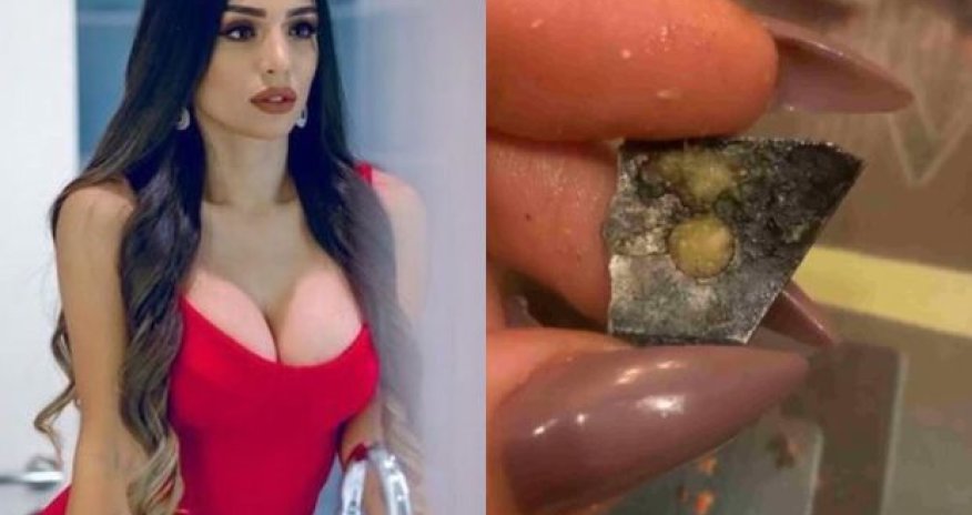 Rəqqasə Renkanın aldığı konfetdən təhlükəli əşya çıxdı - VİDEO