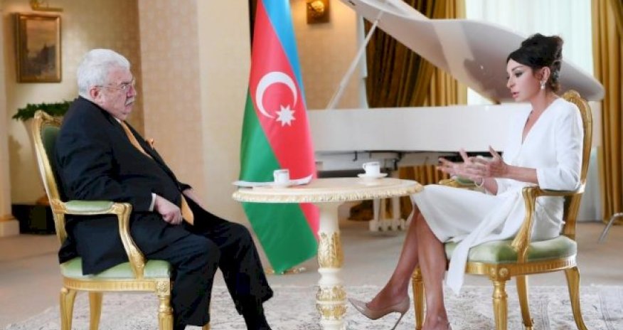 Mehriban Əliyevanın Rusiya televiziyasına müsahibəsi