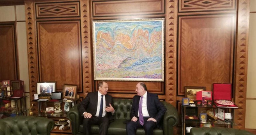 МИД распространил информацию в связи со встречей Эльмара Мамедъярова и Сергея Лаврова