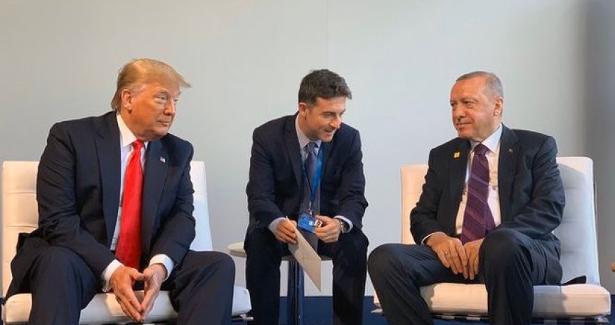 Ərdoğan və Tramp Londonda görüşüblər