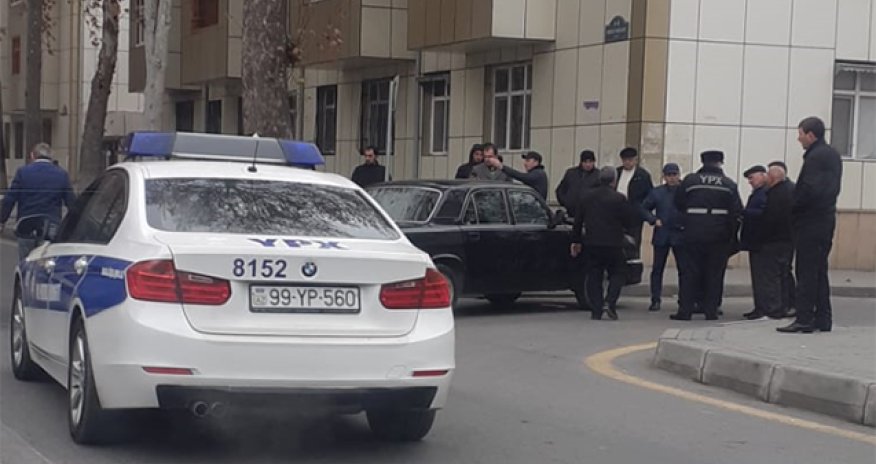 İcra Hakimiyyətinin maşını qəza törətdi - Foto