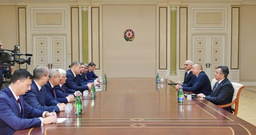 Azərbaycan Prezidenti Həştərxan vilayətinin qubernatorunu qəbul edib