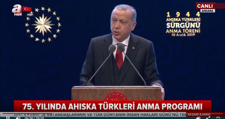 Ərdoğan Qənirə Paşayevanın şeirini OXUDU