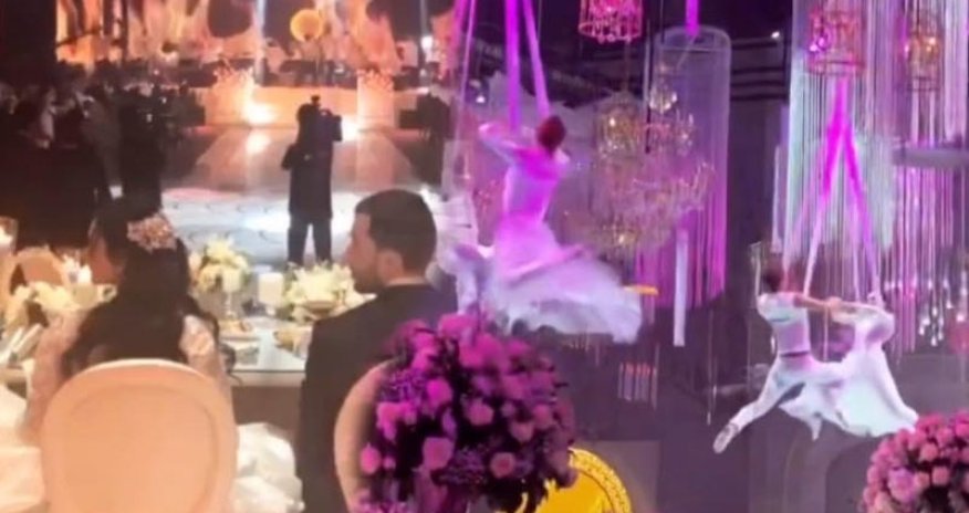 Bakıda iş adamı oğluna dəbdəbəli toy etdi: Məşhurlar toplaşdı - VİDEO