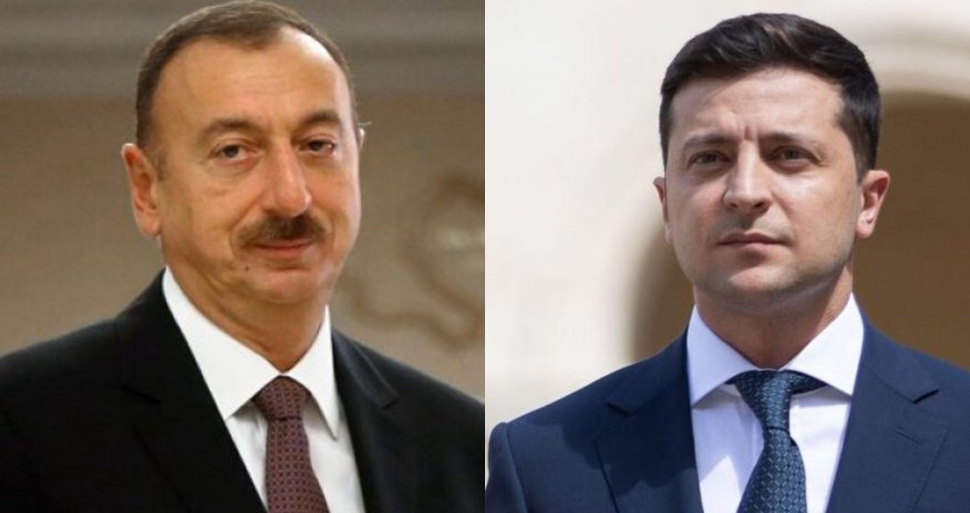İlham Əliyevin və Vladimir Zelenskinin təkbətək görüşü oldu