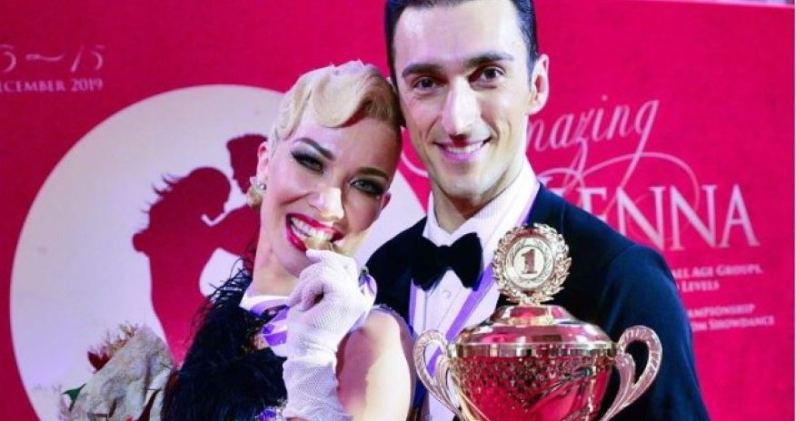 Azərbaycanlı cütlük dünya çempionatının qalibi oldu - Foto