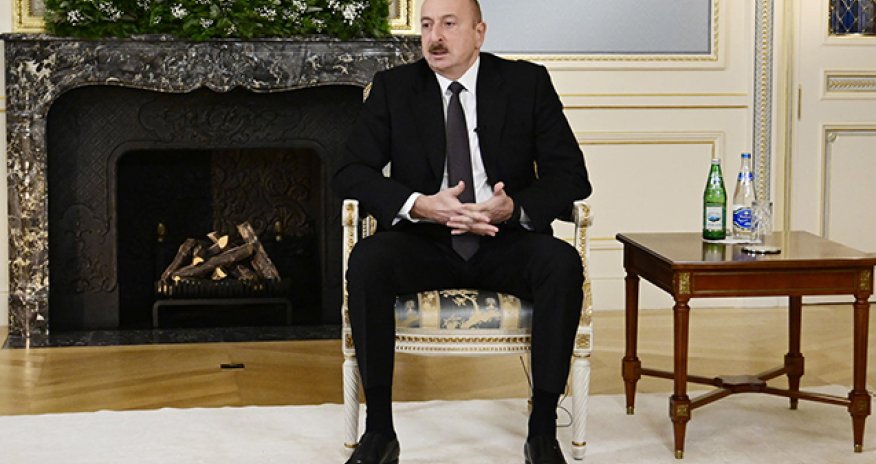 Prezident yerli jurnalistlərə müsahibə verdi - FOTO