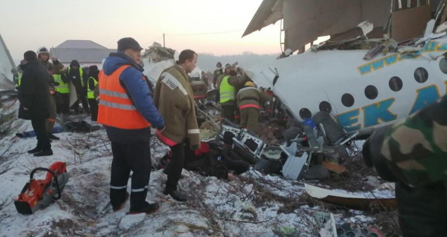 «Казаэронавигация» категорически опровергло версию крушения самолета Bek Air