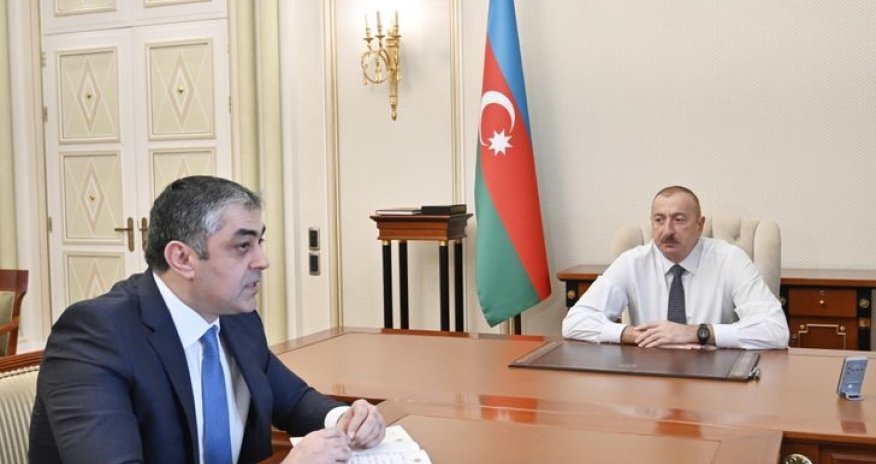İlham Əliyev nazir Ramin Quluzadəni qəbul etdi