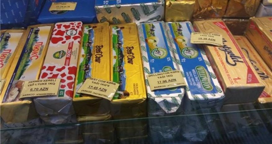 Azərbaycan məşhur marketlər şəbəkəsində 12 ton saxta kərə yağı aşkarlandı