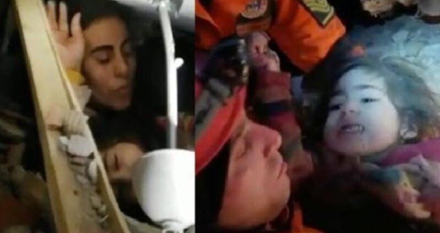 28 saat dağıntılar altında qalan anadan ürəkağrıdan sözlər – VİDEO