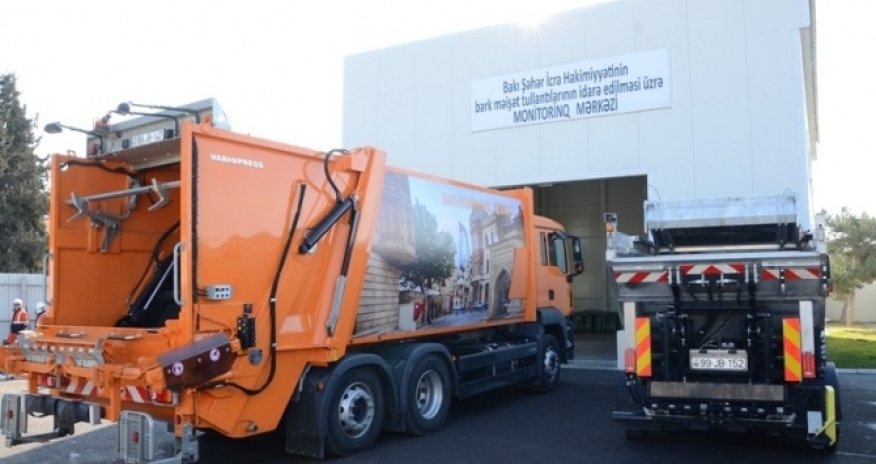 Bakıda zibilləri yeni maşınlar daşıyacaq - FOTO