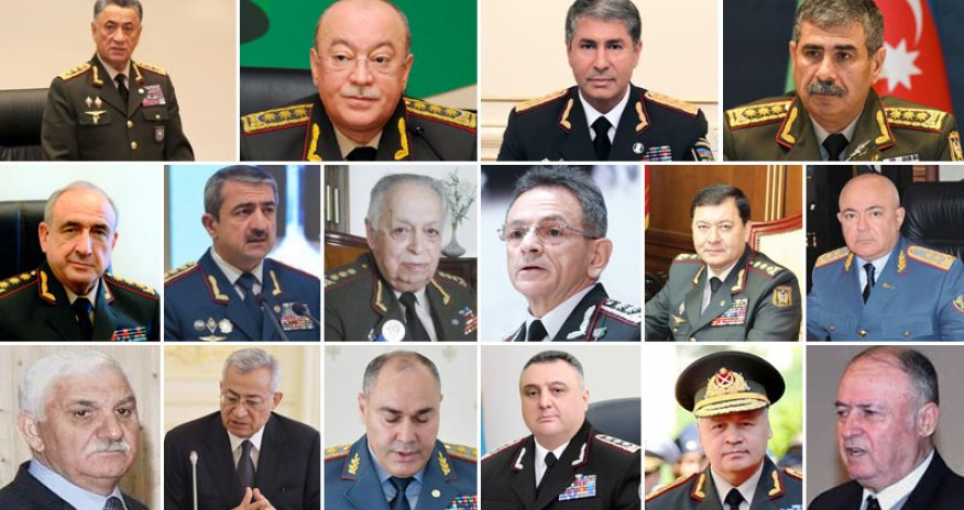 Azərbaycanda bu ali rütbəni yalnız onlar daşıyır - SİYAHI