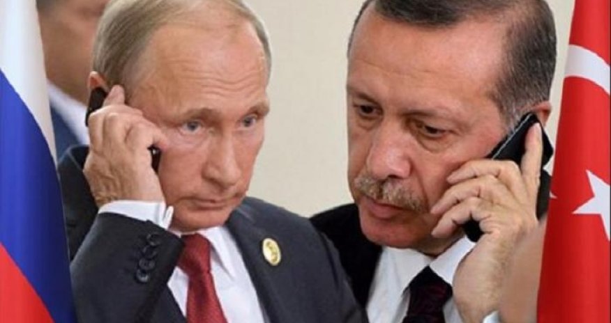 Ərdoğanla Putin arasında telefon danışığı olub