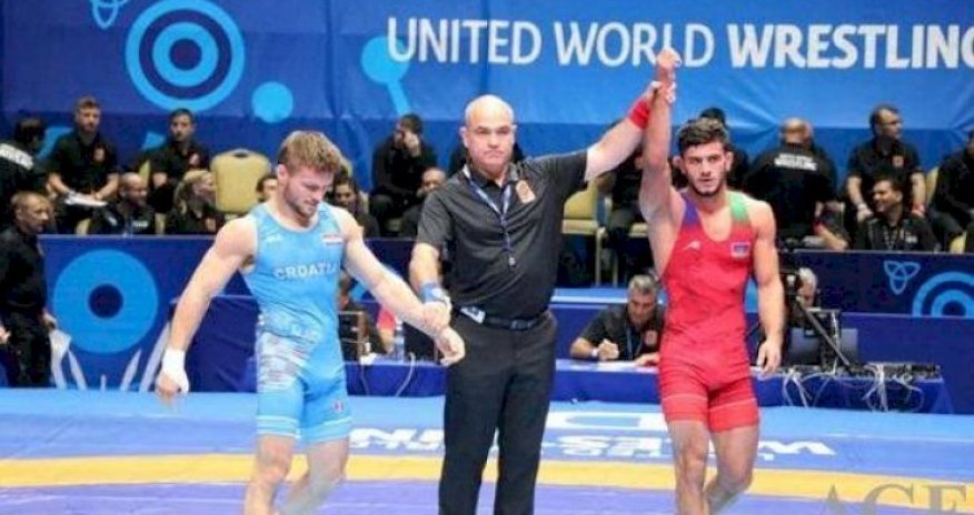 Azərbaycanlı güləşçi erməniyə qalib gəldi