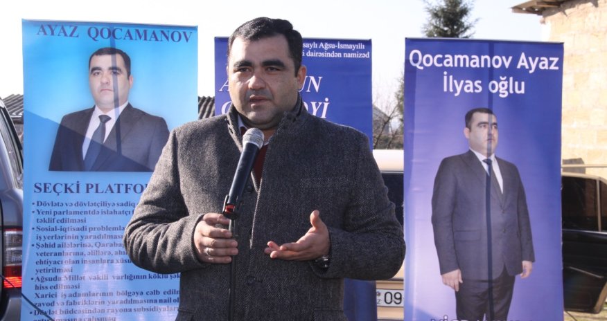 Deputatlığa namizəd prezidentə müraciət etdi - VİDEO