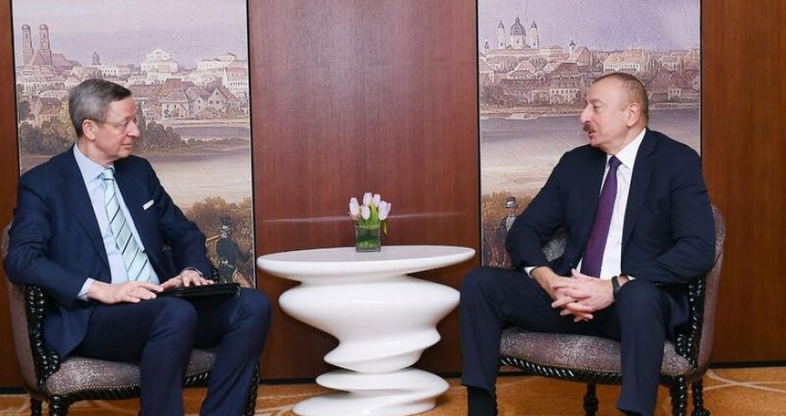 Prezident Almaniyada səfərdədir