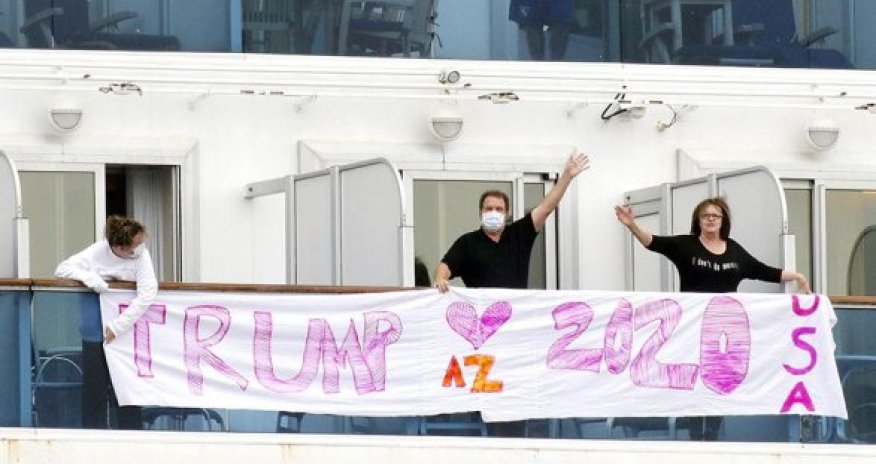 На борту круизного лайнера коронавирусом заразились 44 американца