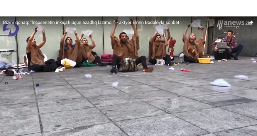 Bakıda küçə teatrı yaradılır - VİDEO