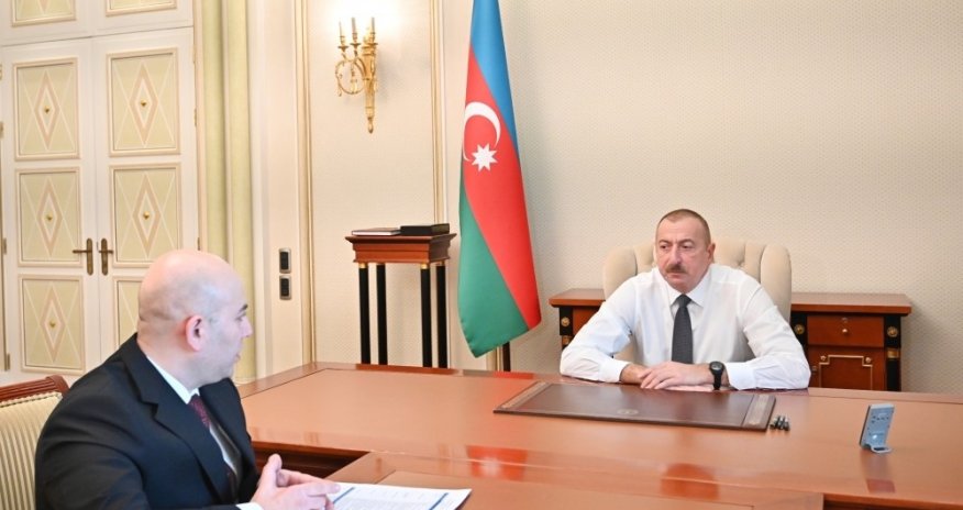 Prezident İlham Əliyev Bakı Nəqliyyat Agentliyinin rəhbərini qəbul edib