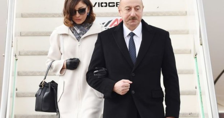 İlham Əliyev və Mehriban Əliyeva İtaliyaya getdilər
