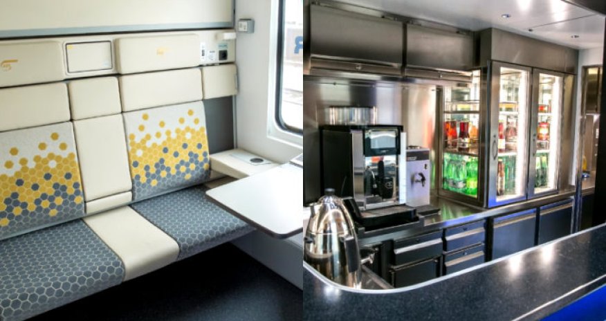 Bakıdan Ankaraya 20 saata gedəcək ultra müasir qatarın içindən görüntülər - VİDEO