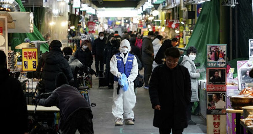 В Южной Корее число зараженных коронавирусом достигло 893 человек