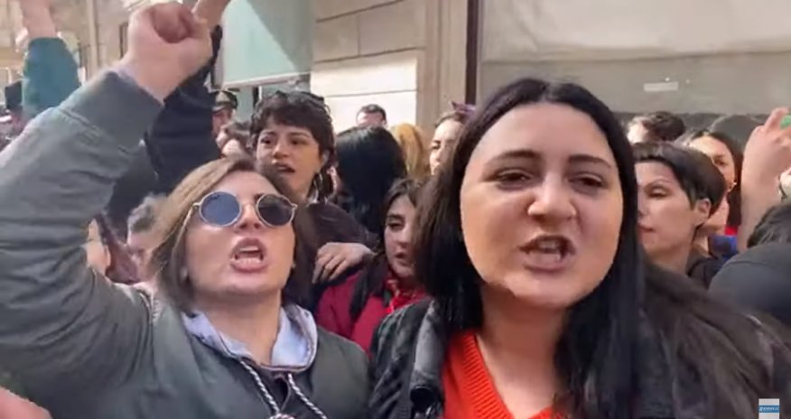 Bu gün Bakıda etiraz aksiyası keçirilib -  FOTO/VIDEO