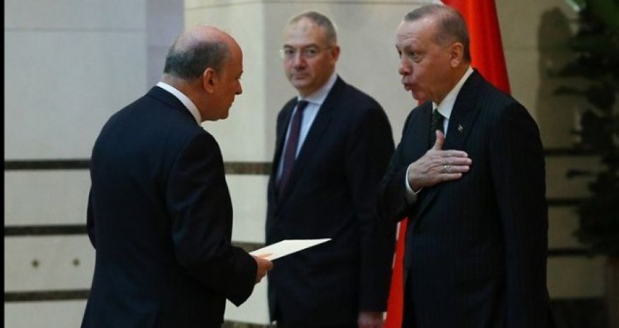 Səfir əllə görüşmək istədi, Ədoğan 